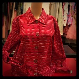 Patterned Blouse or Blazer